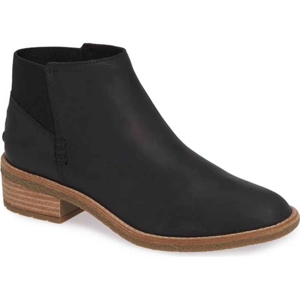 Sperry Maya Lani Leather Chelsea Boot, black size 9
